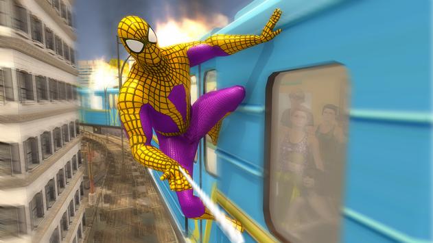 Super Flying Spider Hero Grand City Rescue Mission screenshot 6