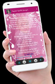 Taylor Swift Song’s Offline plus Lyrics screenshot 4