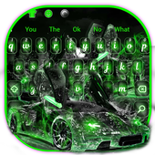 Water Splash Car Keyboard icon