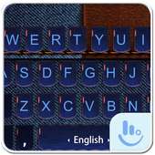 Classic Blue Jeans Keyboard on 9Apps
