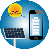 солнечная батарея заряжается ш иконка