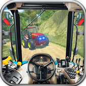 Offroad Tractor Trolley Cargo: Uphill Farming Sim icon