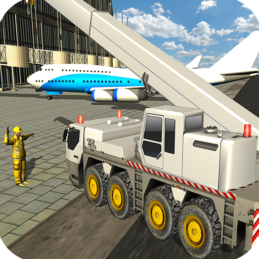 City Airport Crane Operator construction builders иконка