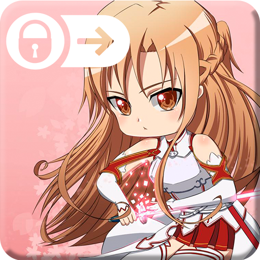 Asuna Cute Girl Anime Wallpaper Sword Screen Lock icon