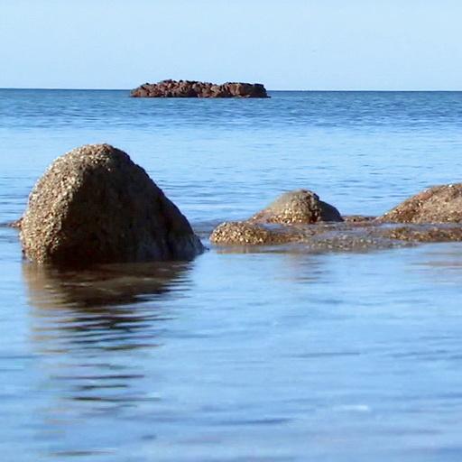 Sea and stones live wallpaper icon