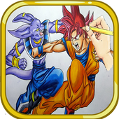 How To Draw DB Super icon