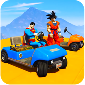 Superhero Kart Racing Games: Mega Ramp Games icon