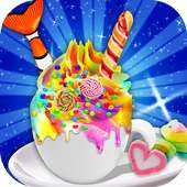 Rainbow Unicorn & Mermaid Tail Hot Chocolate Drink