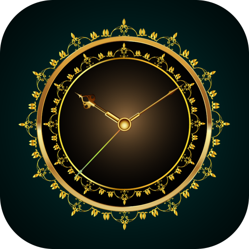Golden Clock Live Wallpaper icon