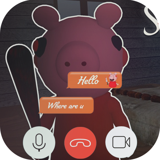 Escape Piggy Fake Video Call  - Chat Piggy Scray icon