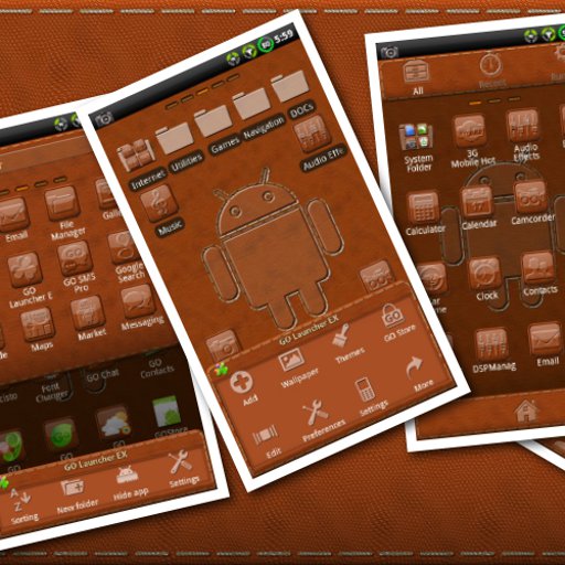 Leather GO Launcher EX Theme icon