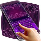 Purple Pattern Keyboard Theme icon