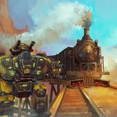 Tornado Robot Train Simulator:Free Robot Games icon