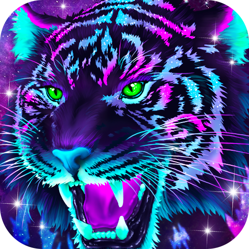 Galaxy Tiger Live Wallpapers icon
