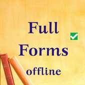 Full Forms 2000  Offline App on 9Apps