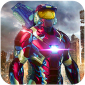 Ferro Hero: Grande Voar Cidade Rescue Mission 3D icon