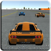Racing game 3D icon