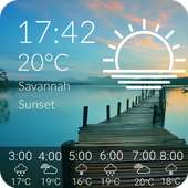 Animated Weather Widget & Clock