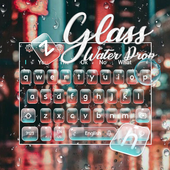 Transparent Water Drop Keyboard Theme icon