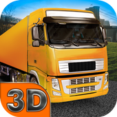 Truck Driver Cargo Transporter icon