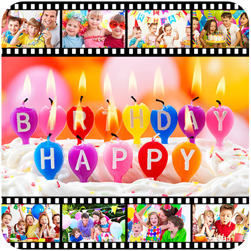 Birthday Video Maker With Song icon
