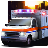 Ambulance Rescue Off road Driver: Heli Simulator icon