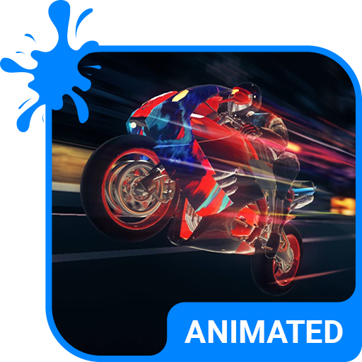 Urban Moto Animated Keyboard   Live Wallpaper icon