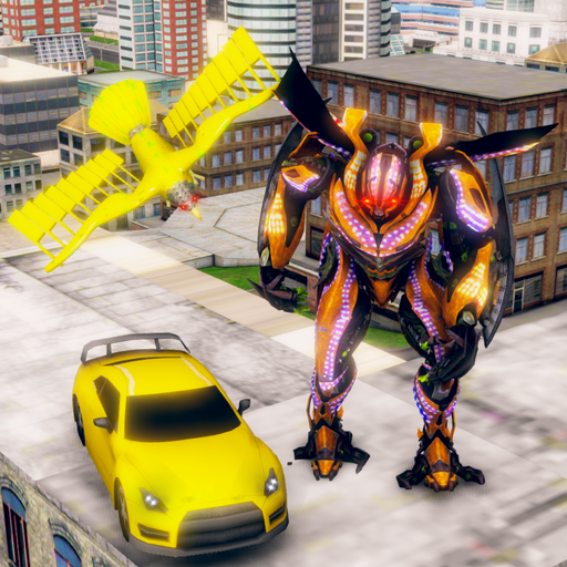 Flying Eagle Robot:Grand Robot Car Transformation icon