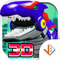 Dinorobot3d: Assembly and Fight