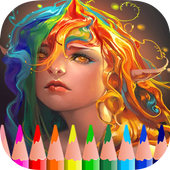 Coloring for Adult icon