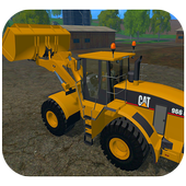 لعبة دلو حفارة محاكاة 3D أيقونة