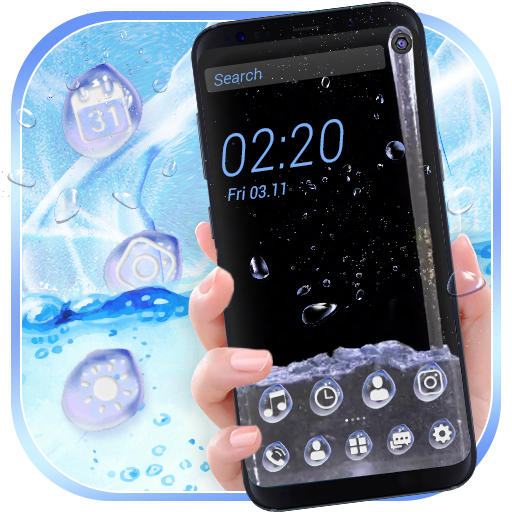 Water Splash, Waterdrop Theme &amp; Live Wallpaper icon