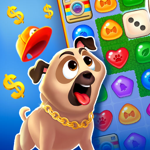 Super Pug Story Match 3 puzzle icon