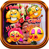 The Love Emoji Stickers Messenger and W-App icon