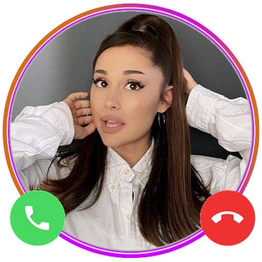 Ariana Grande call me: Fake Call Pro icon
