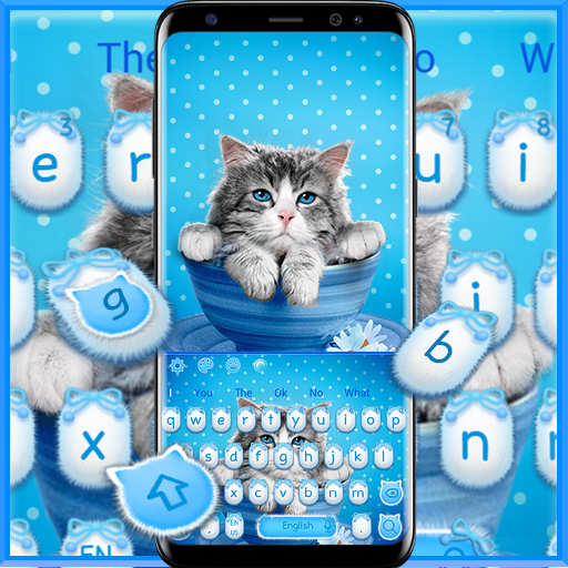 Adorable Cute Cat Keyboard Theme icon