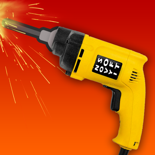 Drill sounds prank icon