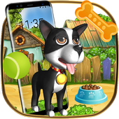 3D Cute Puppy Lock Screen icon