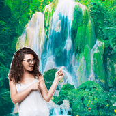 Waterfall Photo Frames أيقونة