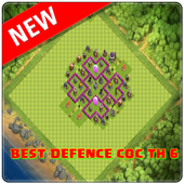 BEST DEFENCE COC TH 6 icon