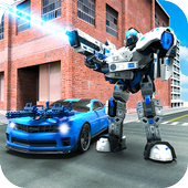 Mech Robot Car War: transform Robot shooting games icon