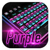 Black Purple Keyboard icon