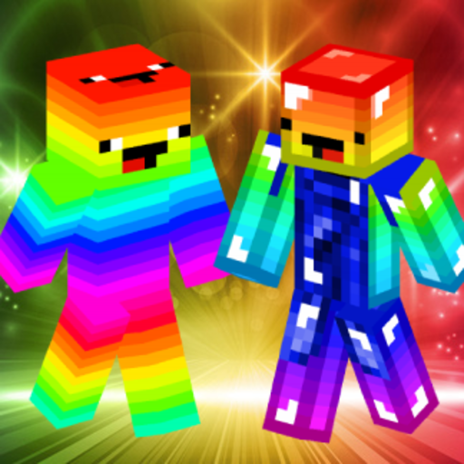 Rainbow skins - for Minecraft Skins icon