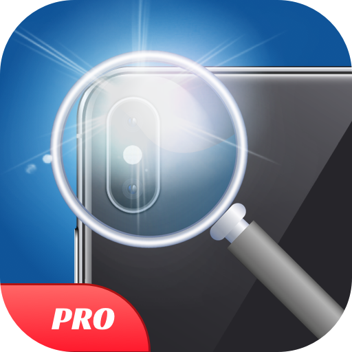 Magnifier Flashlight Pro - Battery Manager icon
