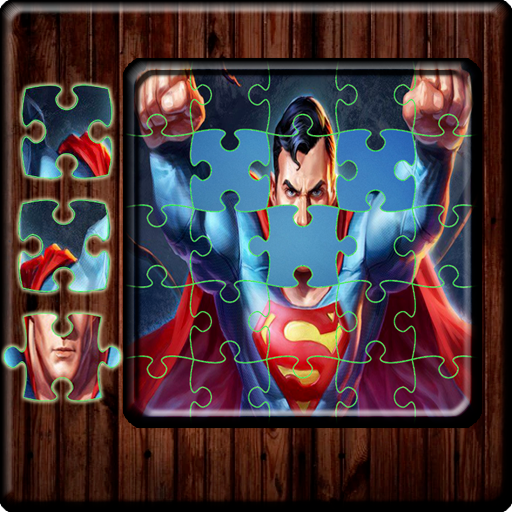 Cartoon hero Jigsaw Super puzzle games icon
