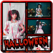 Halloween Grid Photo Collage icon