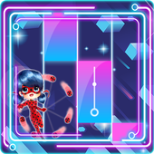 Piano Ladybug Noir Magic Tiles icon