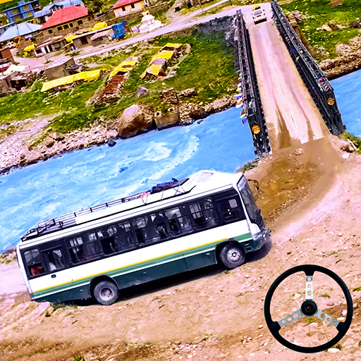 Army Coach Bus Hill Driving 3D icon