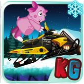 Снежные  мото игры  для Лунтика icon