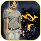 Racing Bike Photo Frame on 9Apps